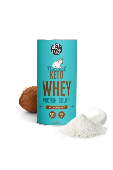 Diet-Food Bia�ko z serwatki izolat WPI z MCT Keto 500 g