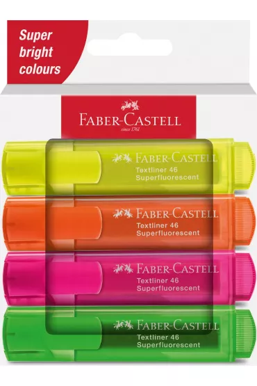 Faber-Castell Zakre�lacz neonowy 4 szt.