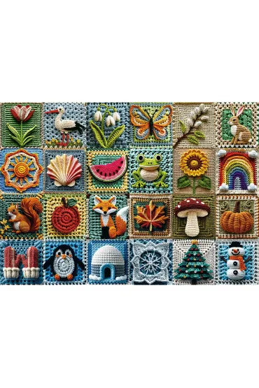 Puzzle 1000 element�w Premium Cztery Pory Roku TREFL 12116 TR
