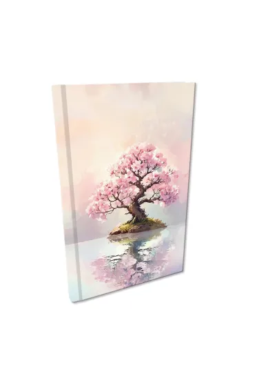 EV-Corp Notes A5 w kratk� Soft Touch Sakura Pastel
