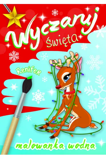 Malowanka wodna. Wyczaruj �wi�ta. Renifer