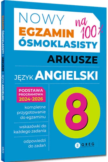 Nowy Egzamin smoklasisty - arkusze - jzyk angielski - 2024-2026 - Wioleta Antecka, Paulina Megie