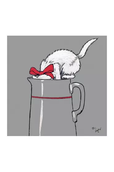 Museums & Galleries Karnet kwadrat z kopert� Thirsty Work