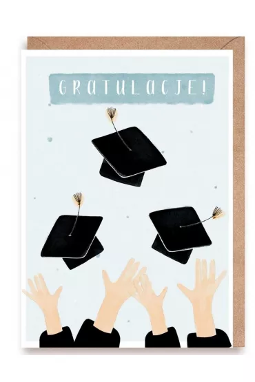 Cardie Kartka okoliczno�ciowa Gratulacje studia