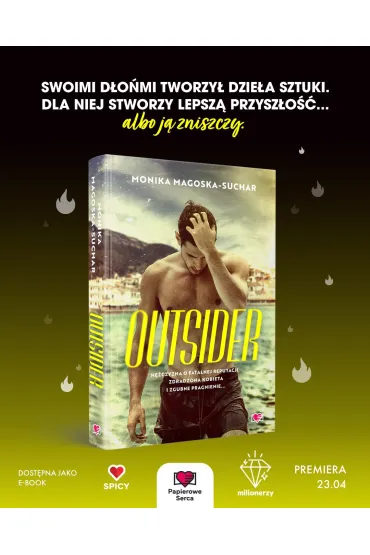 Outsider (edycja z autografem) - Monika Magoska-Suchar