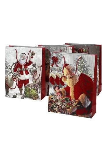 Adar Torebka prezentowa Bo�e Narodzenei mix 35x12x9cm