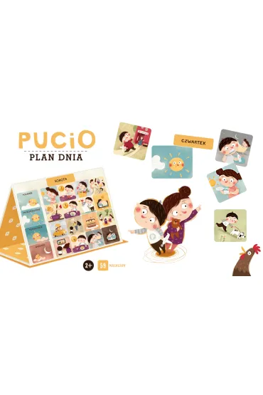 Pucio. Plan dnia Nasza Ksi�garnia - Marta Galewska-Kustra, Joanna K�os