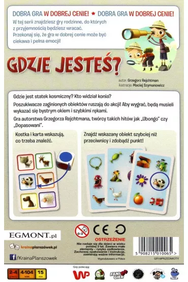 Gdzie jeste? Egmont - Grzegorz  Rejchtman