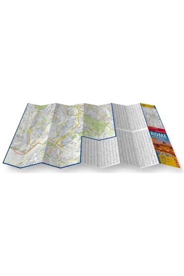 Rome and the Vaticancity street map 1:15 000 laminat 2025