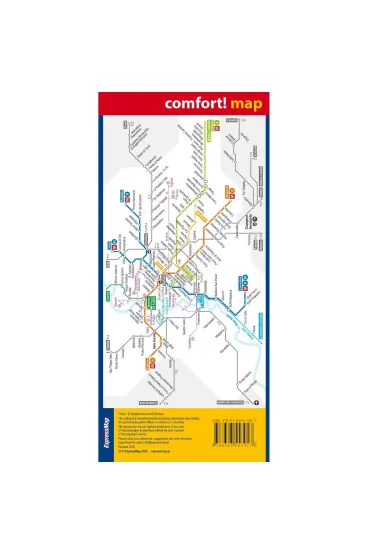 Rome and the Vaticancity street map 1:15 000 laminat 2025