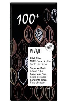 Vivani Tabliczka gorzka 100% kakao 80 g Bio