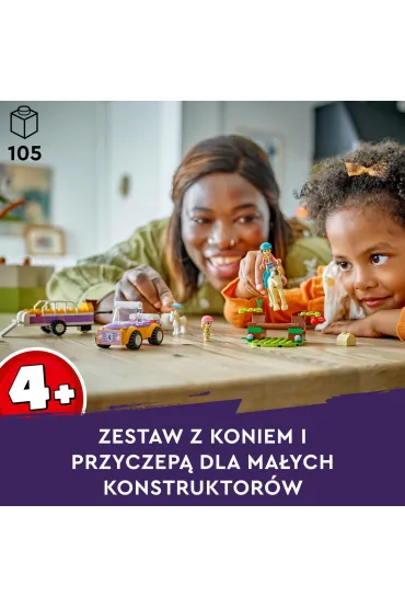 LEGO Friends Przyczepka dla konia i kucyka 42634