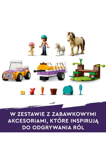 LEGO Friends Przyczepka dla konia i kucyka 42634