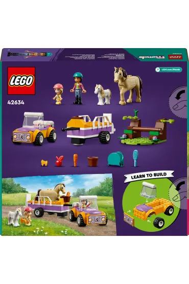 LEGO Friends Przyczepka dla konia i kucyka 42634
