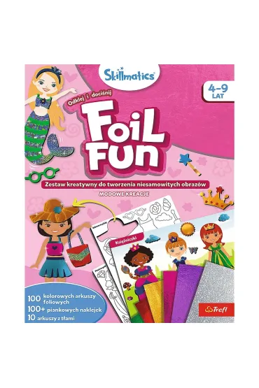 Zestaw kreatywny Skillmatics Foil Fun Modowe Kreacje Grasper Global Private Limited