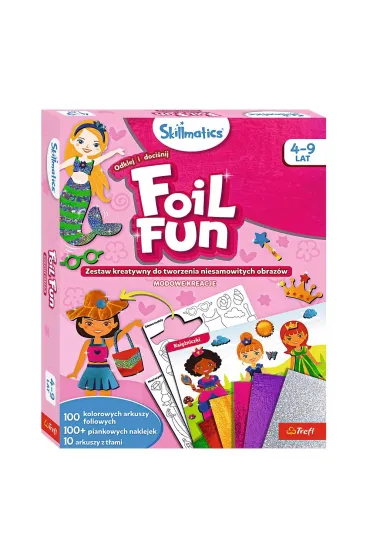 Zestaw kreatywny Skillmatics Foil Fun Modowe Kreacje Grasper Global Private Limited