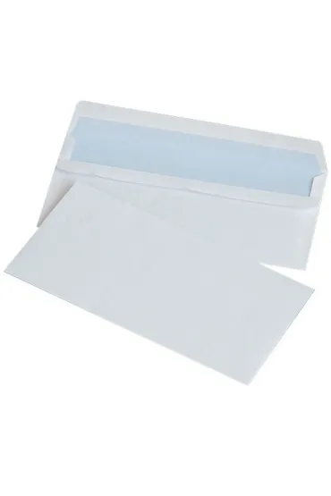 Office Products Koperta samoklej�ca bia�a 11x22cm 10 szt.