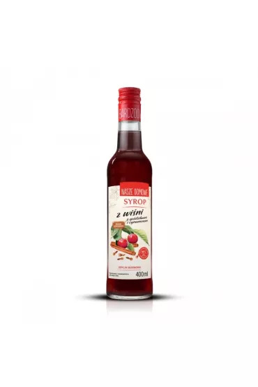 Premium Rosa Syrop z wini z godzikami i cynamonem Nasze Domowe 400 ml