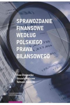 eBook Sprawozdanie finansowe wedug polskiego prawa bilansowego pdf