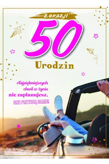 Armin Style Karnet Urodziny 50
