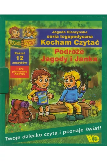 Pakiet Kocham Czyta�. Podr�e Jagody i Janka. Zeszyty 19-30 + gra planszowa - Jagoda Cieszy�ska