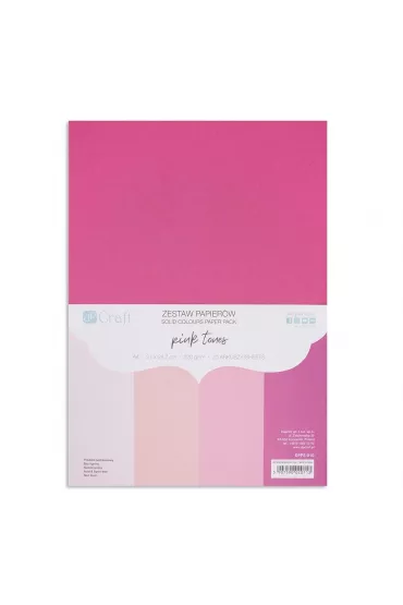 Dalprint Zestaw papier�w A4 20 arkuszy Pink tones 220g