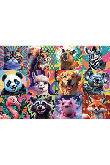 Puzzle 300 el. Zabawna wie� Trefl