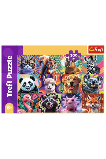Puzzle 300 el. Zabawna wie� Trefl