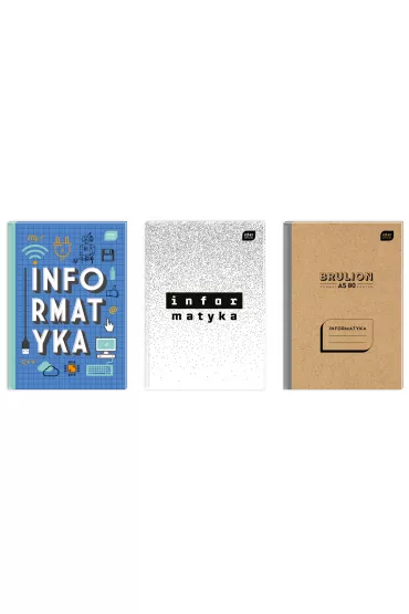 Interdruk Brulion do informatyki A5 kratka 80 kartek