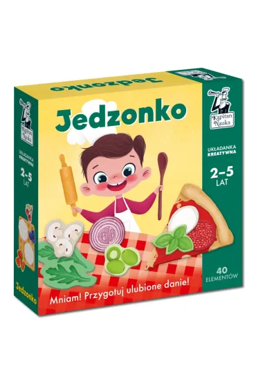 Jedzonko. Uk�adanka kreatywna (2-5 lat). Kapitan Nauka