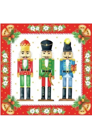 Serwetki Lunch Daisy BN - Watercolour Nutcrackers SDGW022701