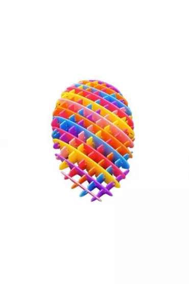 Gniotek antystresowy kolorowy 10cm LeanToys