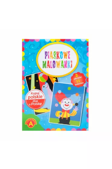 Piaskowe malowanki. Foka i Klaun Alexander