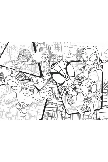 Puzzle 24 el. MaxiFloor Marvel Spidey Lisciani
