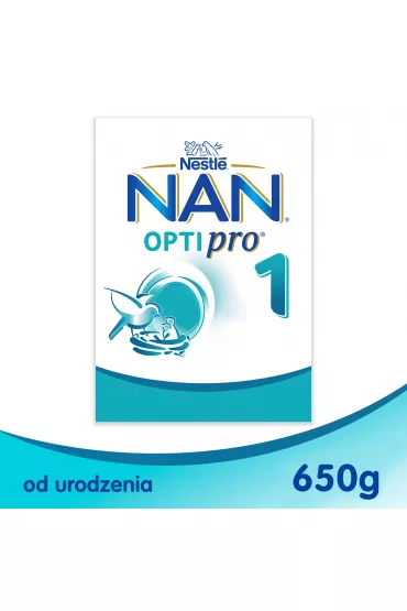 Nestle Nan Optipro 1 Mleko pocz�tkowe dla niemowl�t od urodzenia 650 g