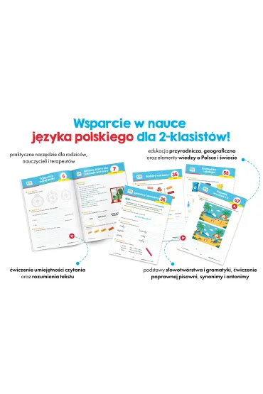 J�zyk polski. Karty pracy. Klasa 2. Kapitan Nauka. Karty pracy - Natalia  Kostrzewa