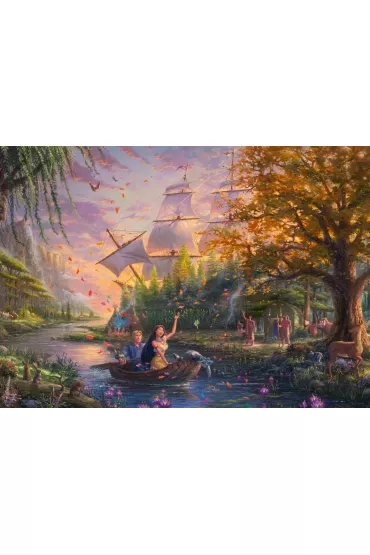 Puzzle 1000 el. Pocahontas Schmidt - Thomas  Kinkade