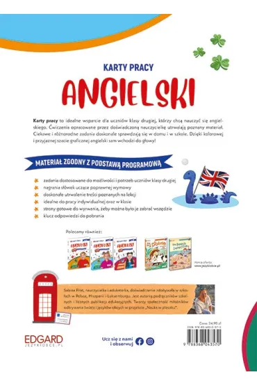 Angielski. Klasa 2. Karty pracy - Sabina Pi�at