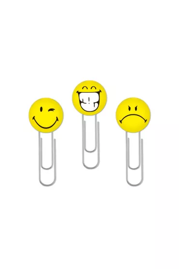 Herlitz Spinacze Smiley World Fancy 6 szt.