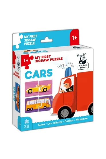 Cars. My First Jigsaw Puzzle. Captain Smart Kapitan Nauka