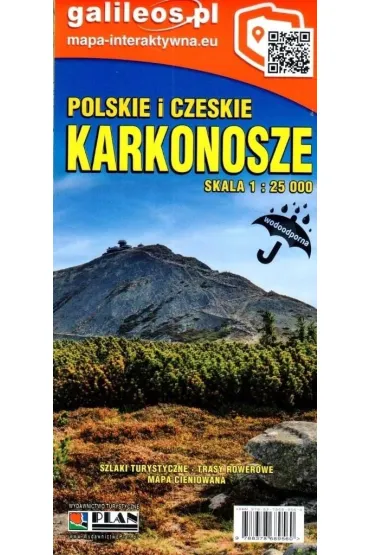 Mapa - Polskie i Czeskie Karkonosze 1:25 000