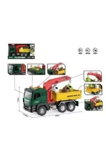 Auto �mieciarka kontener z d�wigiem 1:10 �w/d� Madej