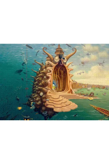 Puzzle 1000 el. Jacek Yerka Port / Harbor Good Loot