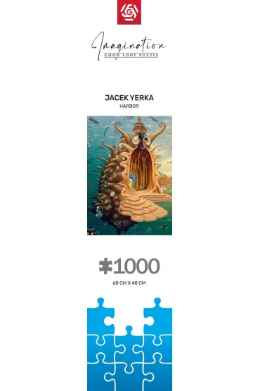 Puzzle 1000 el. Jacek Yerka Port / Harbor Good Loot