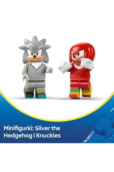 LEGO Sonic the Hedgehog Silver w samochodzie kontra Knuckles w monster trucku 77118