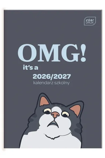 Interdruk Kalendarz szkolny 2026/27 B6 Funny Cat