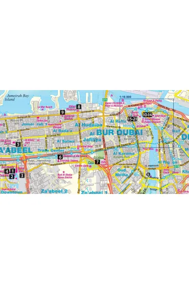 comfort!map&guide XL Dubaj, Abu Zabi 2w1 1:1 550 000