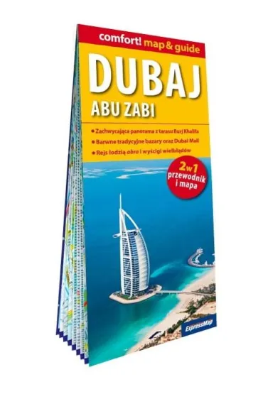 comfort!map&guide XL Dubaj, Abu Zabi 2w1 1:1 550 000