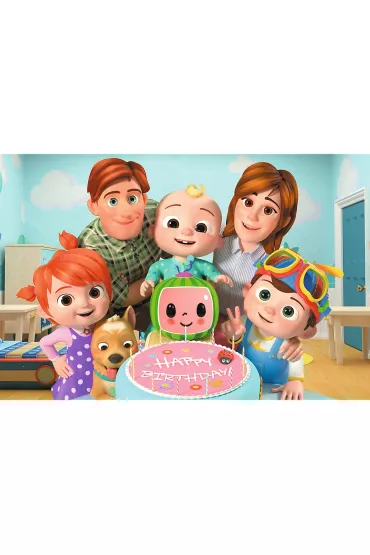 Puzzle 60 el. Cocomelon, Wspania�y dzie� Trefl