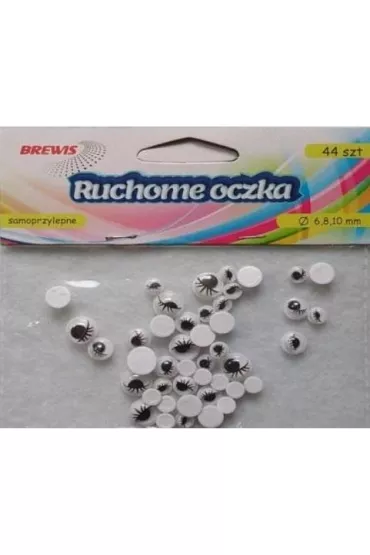 Brewis Ruchome oczka z rz�sami 44 szt.